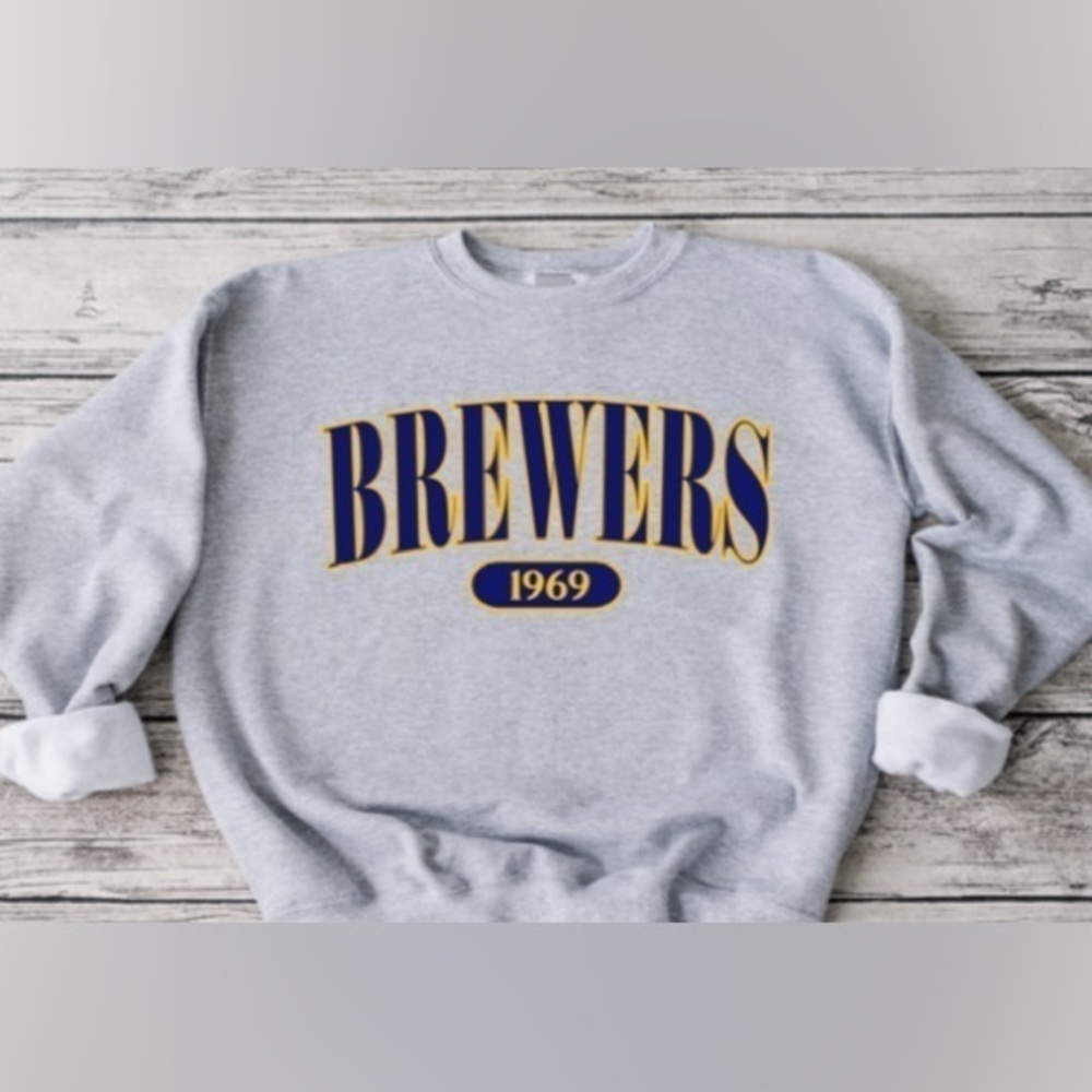 Brewers Offset Crewneck